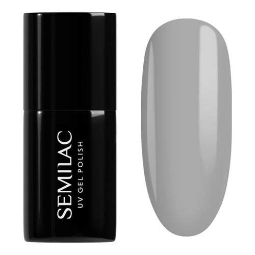 Semilac Black & White Hybrid Gel Polish 105 Stylish Gray 7ml