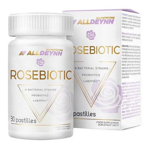 AllDeynn RoseBiotic Synbiotic Immune System Digestion 30 Lozenges