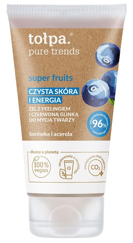 Tołpa Super Fruits Żel do Twarzy z Peelingiem 150ml