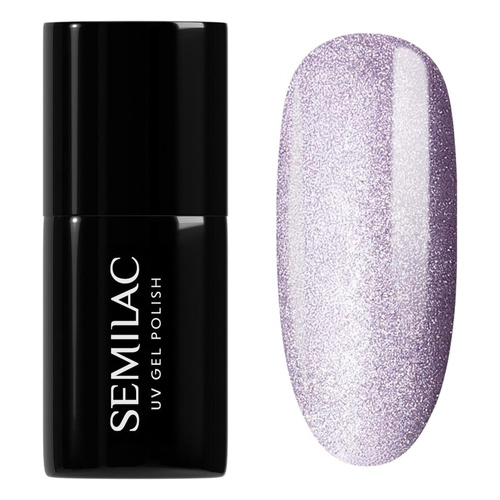 Semilac Gloss Gala Lakier Hybrydowy Cat Eye Effect 664 Lilac Gloss 7ml