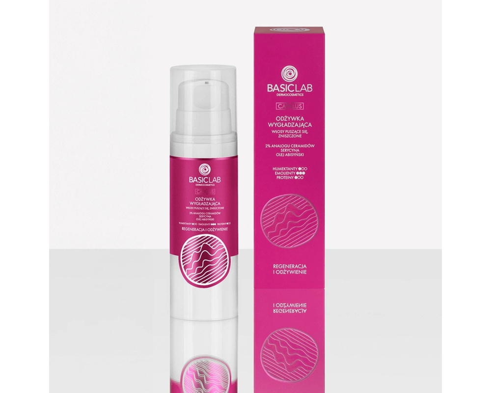 BasicLab Capillus Smoothing Conditioner For Frizzy Damaged Hair 250ml