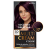 Joanna Multi Cream Color 3D Effect Farba do Włosów Nr 37 Soczysta Oberżyna 1 Sztuka