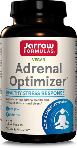 Jarrow Formulas Adrenal Optimizer For Adrenal Support 120 Vegan Tablets