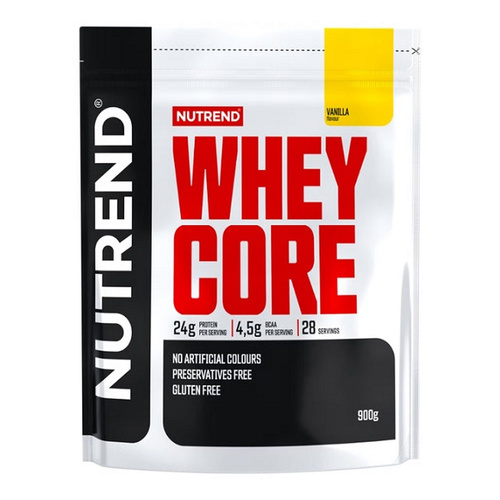 Nutrend Whey Core Odżywka Białkowa Waniliowa na Wzrost i Utrzymanie Masy Mięśniowej 900g