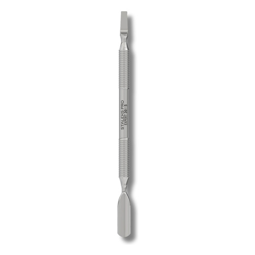 Staleks Pro Expert 30 Type 5 Manicure Pusher Rounded Wide Pusher And Straight Blade 124mm
