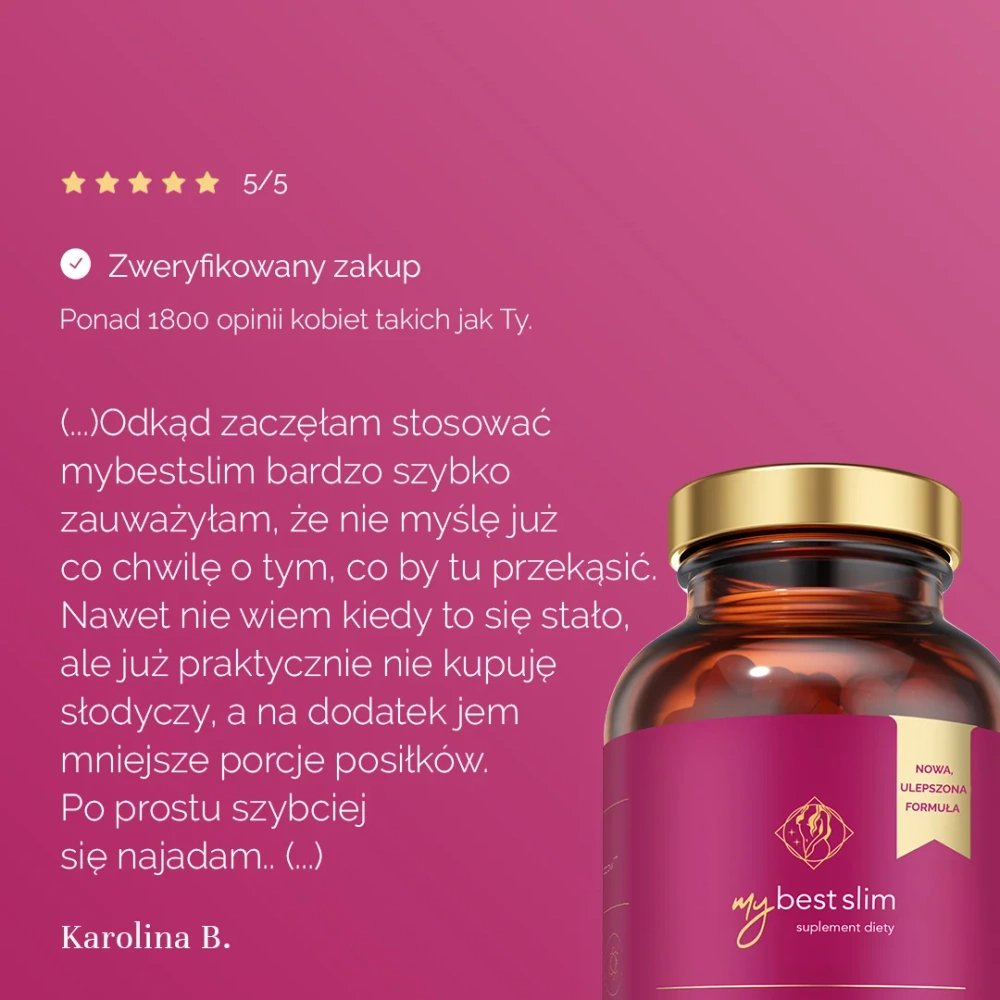 MyBestSlim Weight Control 180 Capsules