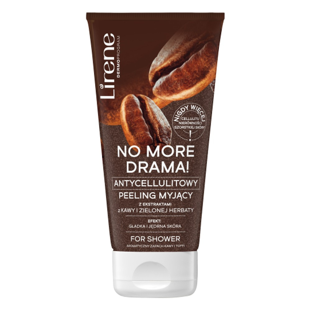Lirene No More Drama! Anti-Cellulite Sugar Peeling with Coffee and Green Tea Extracts 175g