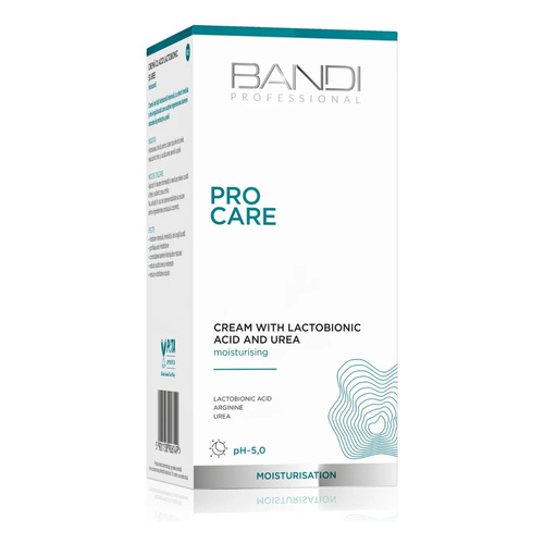 Bandi Professional Pro Care Nawilżający Krem z Kwasem Laktobionowym i Mocznikiem 50ml
