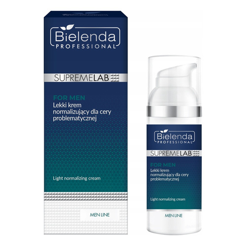 Bielenda Professional SupremeLab Men Line Light Normalizing Cream for Combination and Oily Skin 50ml