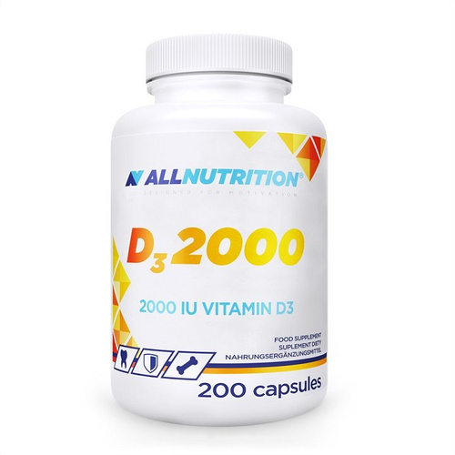 Allnutrition Vit D3 2000 2000 IU 200 Capsules
