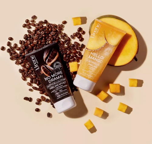 Lirene No More Drama! Anti-Cellulite Sugar Peeling with Coffee and Green Tea Extracts 175g