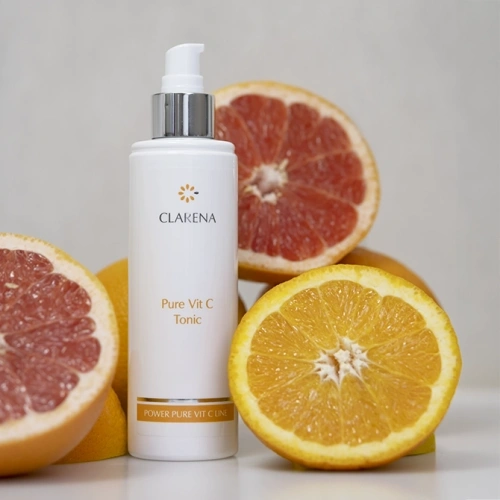 Clarena Vit C Fusion Line Tonik Rozświetlający z Witaminą C dla Skóry Szarej Zmęczonej 200ml