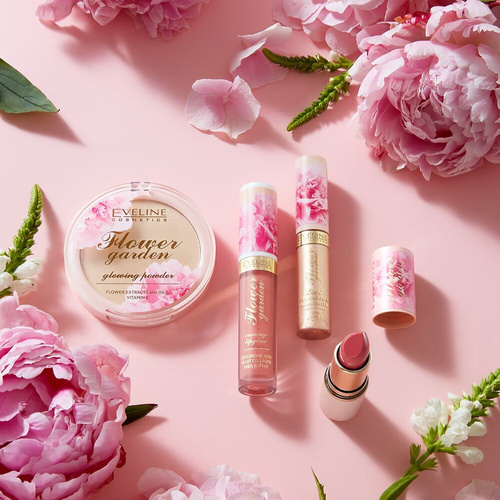 Eveline Flower Garden Base & Eyeshadow Waterproof Liquid Shadows 2in1 No.2 6.5ml