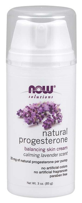 NOW Foods Naturalny Progesteron Krem Równoważący Skórę z Lawendą 85g