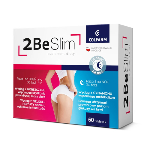 Colfarm 2Be Slim 30 Tabletel na Dzień + 30 Tabletek na Noc