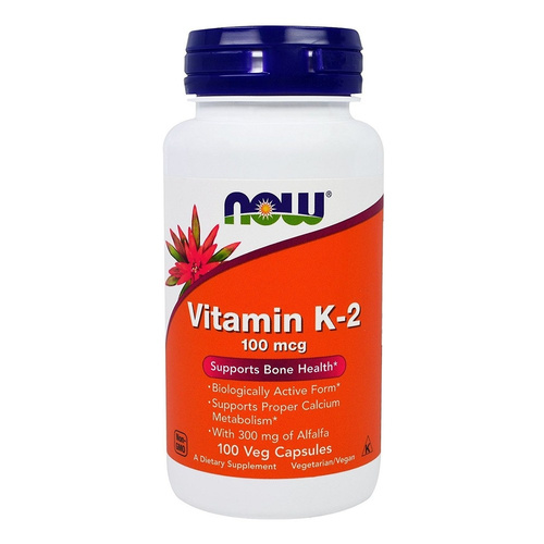 Now Foods Vitamin K-2 100mcg 100 Capsules