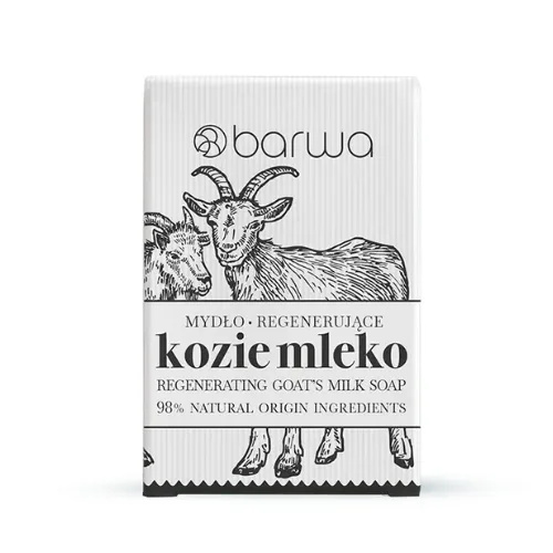 Barwa Pure Calm Regenerujące Mydło w Kostce Kozie Mleko dla Skóry Wrażliwej i Suchej 100g