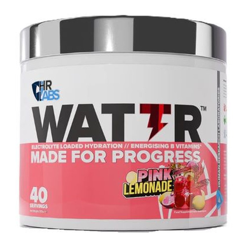 HR Labs Wattr Electrolyte & Taurine Powder, Pink Lemonade 320g
