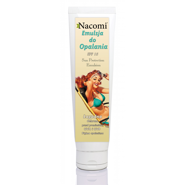 NACOMI Sun Protection Emulsion SPF15 150ml best before 06.2021