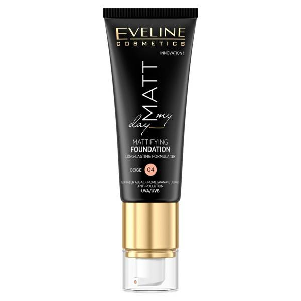 Eveline Matt My Day Light Mattifying Moisturizing Foundation Matte No.04 Beige 40ml
