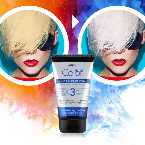 Joanna Ultra Color System Koloryzująca Odżywka do Włosów Chłodne Odcienie Blond 100ml