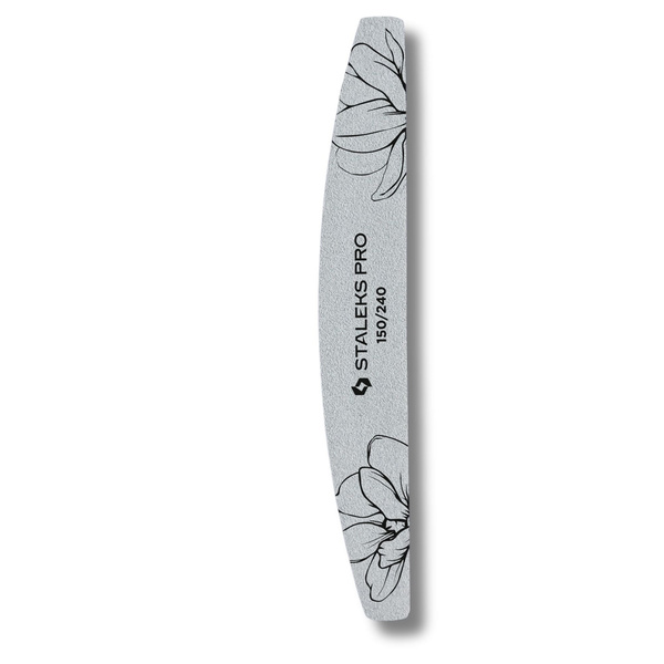 Staleks Expert Pro NFE-40 Crescent Mineral Nail File 150/240 Grit 25pcs