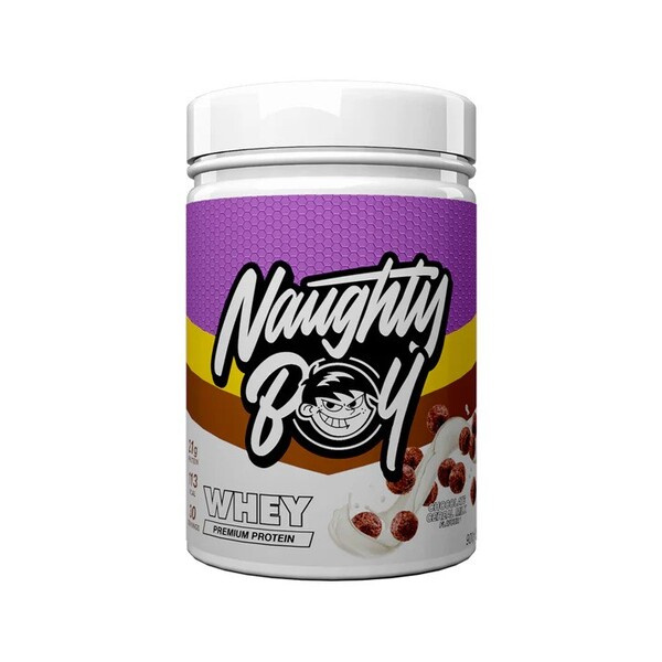 Naughty Boy Advanced Whey Protein Powder for Muscle Growth Support Chocolate Cereal Milk 900g
