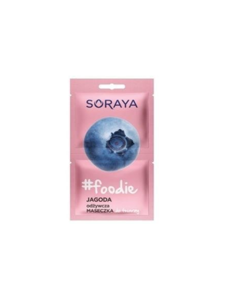 SORAYA Foodie Blueberry, nourishing face mask, 2x5ml