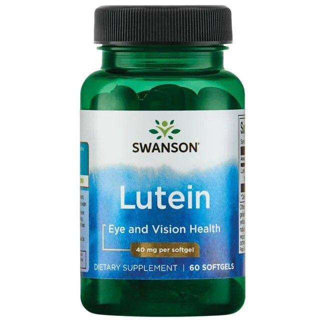 Swanson Lutein 40mg 60 Softgels