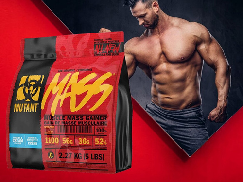 Mutant Mass Carbohydrate-Protein Supplement Cookies & Cream 2270g