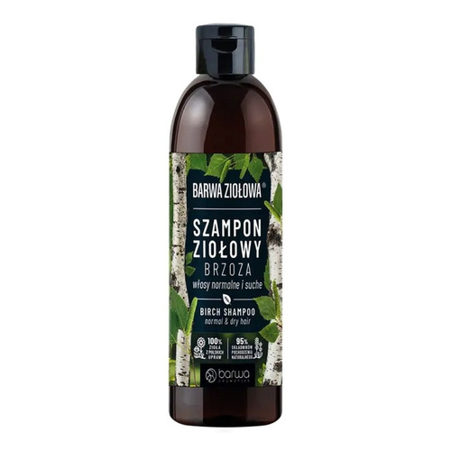 Barwa Ziołowa Szampon Ziołowy Brzoza dla Włosów Normalnych i Suchych 250ml