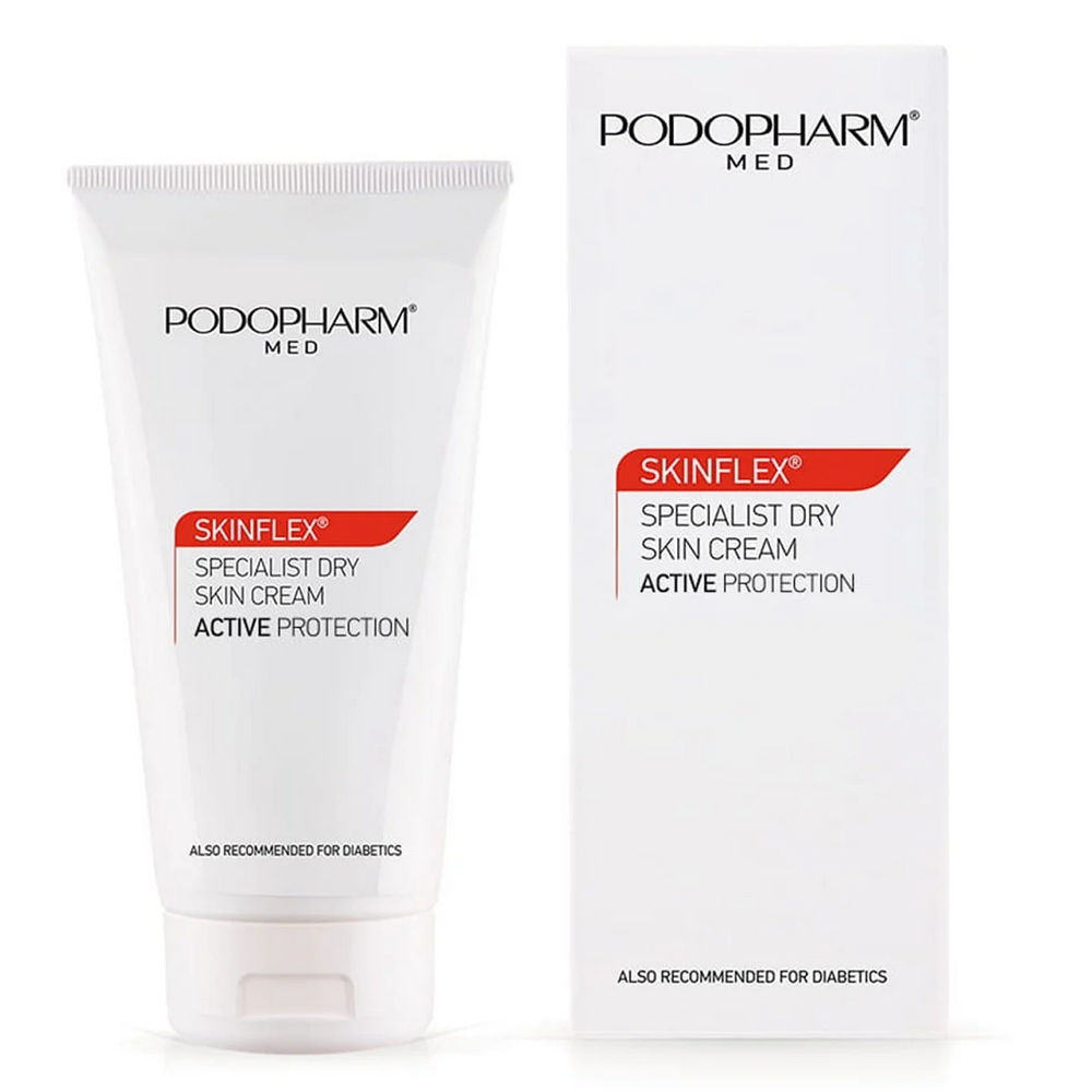 Podopharm Med Skinflex Specjalistyczny Krem do Pielęgnacji Dłoni Stóp i Ciała dla Skóry Suchej i Odwodnionej 150ml