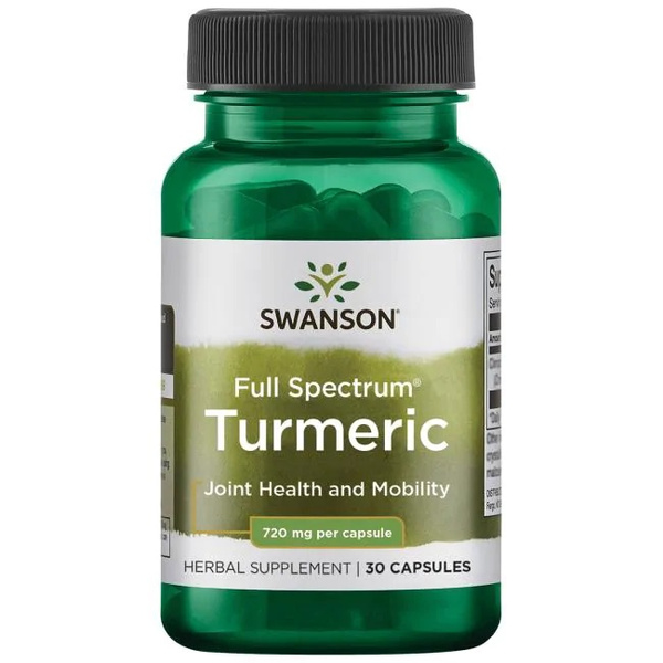 Swanson Full Spectrum Turmeric Kurkuma 720mg 30 Kapsułek
