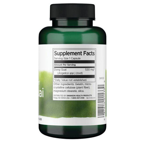 Swanson Full Spectrum Dong Quai, 530mg 100 Capsules
