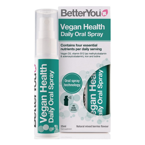 BetterYou Vegan Health Oral Spray 25ml