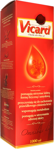 Aflofarm Vicard Comprehensive Strengthening Preparation for Vitality and Concentration 1000ml