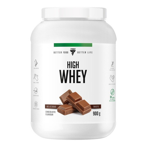 Trec Nutrition High Whey Odżywka Białkowa Czekolada 900g