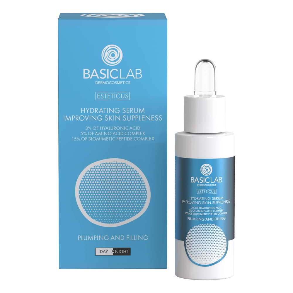 BasicLab Dermocosmetics Esteticus Nawilżające Serum 3% Kwas Hialuronowy 30ml