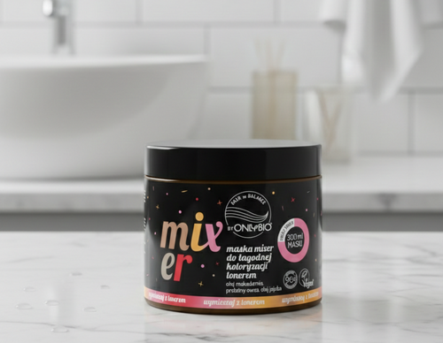 OnlyBio Hair in Balance Maska Mixer do Łagodnej Koloryzacji Tonerem 300ml
