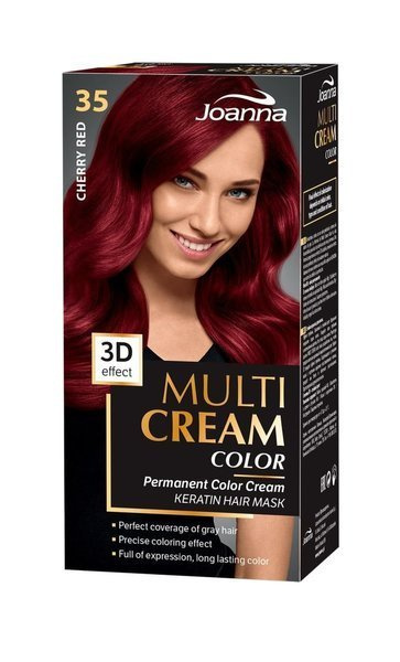 Joanna Multi Cream Color 3D Effect No. 35 Cherry Red 1 Piece
