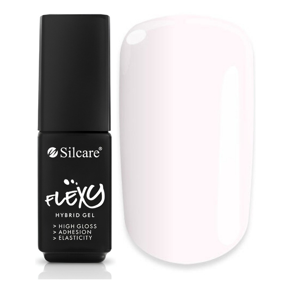 Silcare Flexy UV/LED Hybrid Nail Polish 176 Pure Snow 4.5g