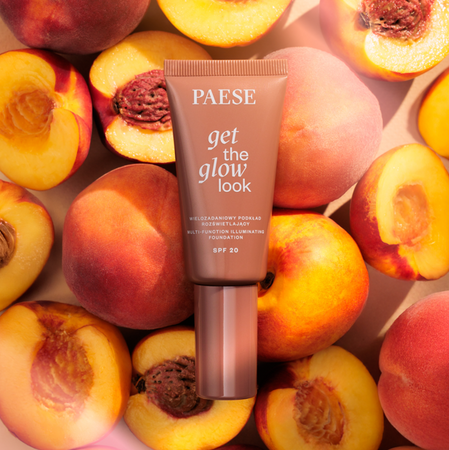 Paese Get The Glow Look Wielozadaniowy Podkład Rozświetlający Nr 4W Medium Beige SPF20 30ml