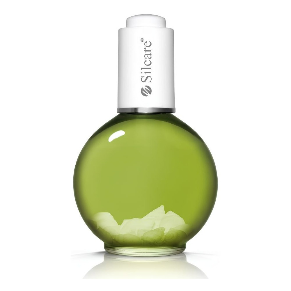 Silcare Garden of Colour Melon Light Green Nail & Cuticle Oil with Shells 75ml