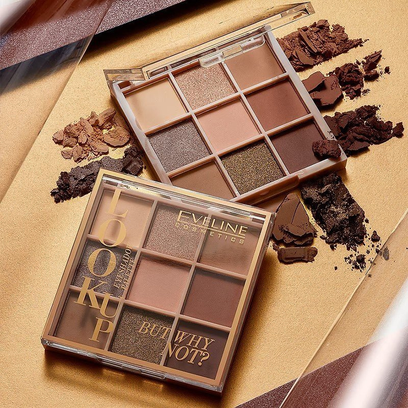 Eveline Look Up Palette of 9 Eyeshadows But Why Not Vegan 10.8g