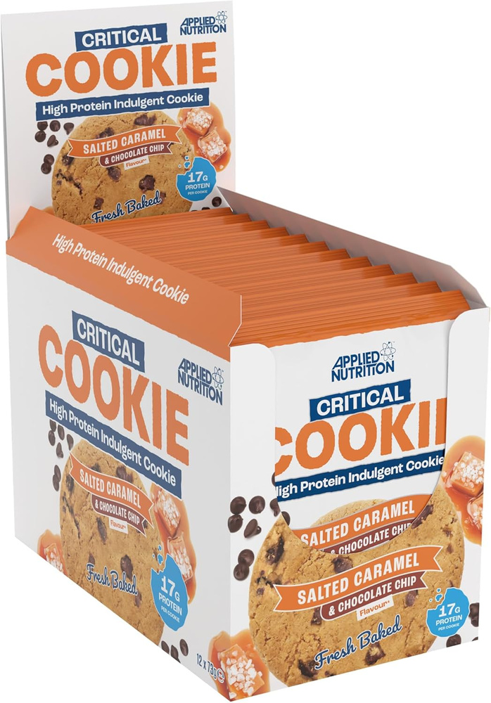 Critical Cookie, Salted Caramel & Chocolate Chip - 12 x 85g