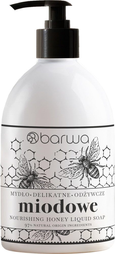 Barwa Pure Calm Odżywcze Miodowe Mydło w Płynie dla Skóry Suchej 450ml
