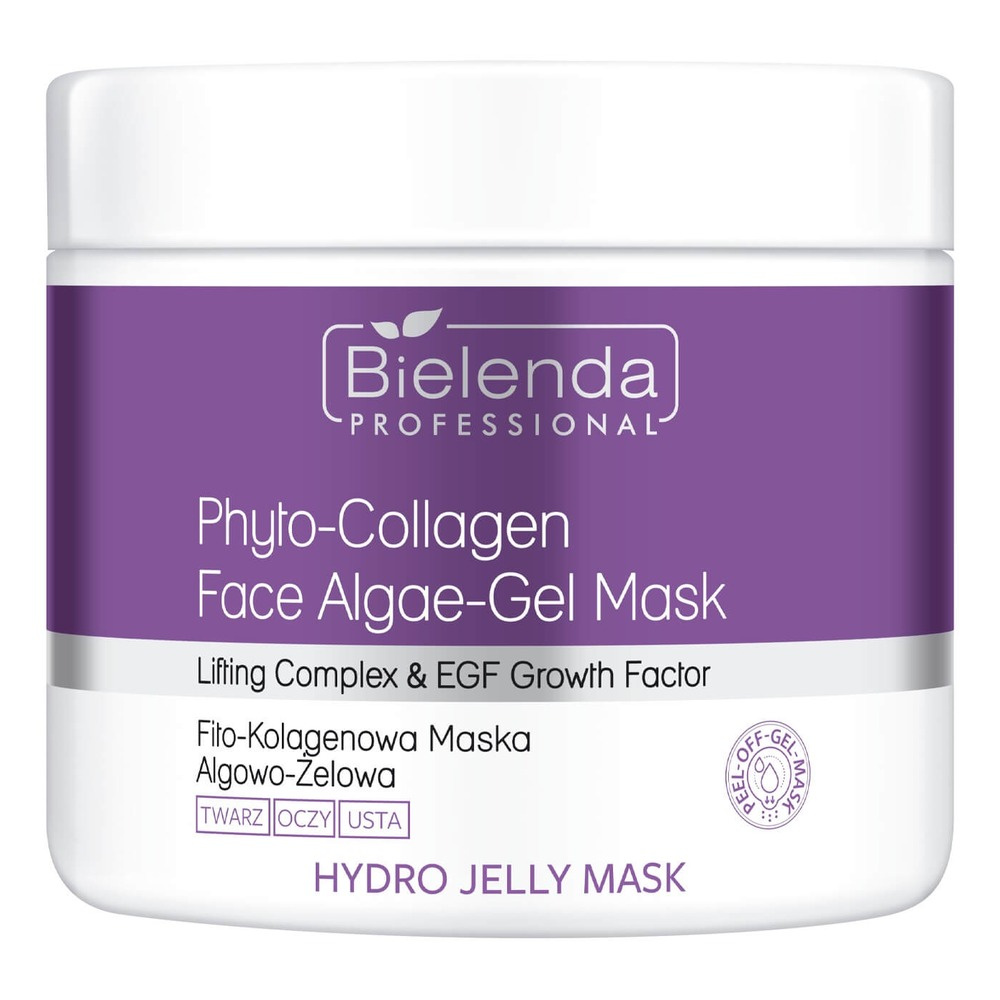 Bielenda Professional Hydro Jelly Firming Algae-Gel Mask Phyto-Collagen and EGF Growth Factor 190g