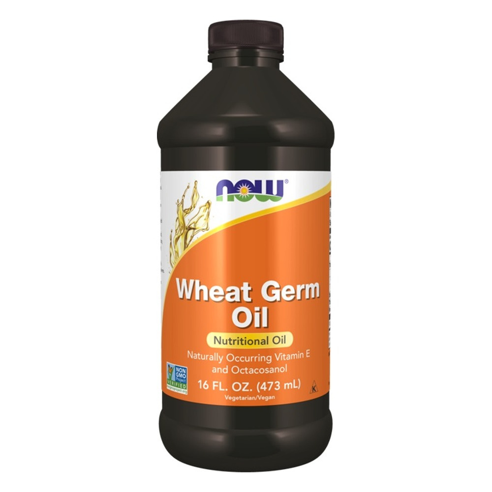 Now Foods Wheat Germ Oil Liquid Supports Nervous System Relieves Stress 473ml