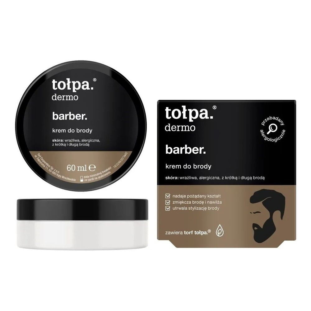 Tolpa Dermo Barber Styling Beard Cream 60ml