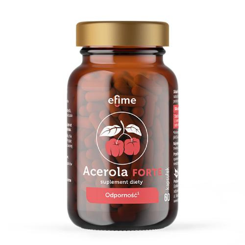 EkaMedica Efime Acerola Forte for Immune Support 60 Capsules 